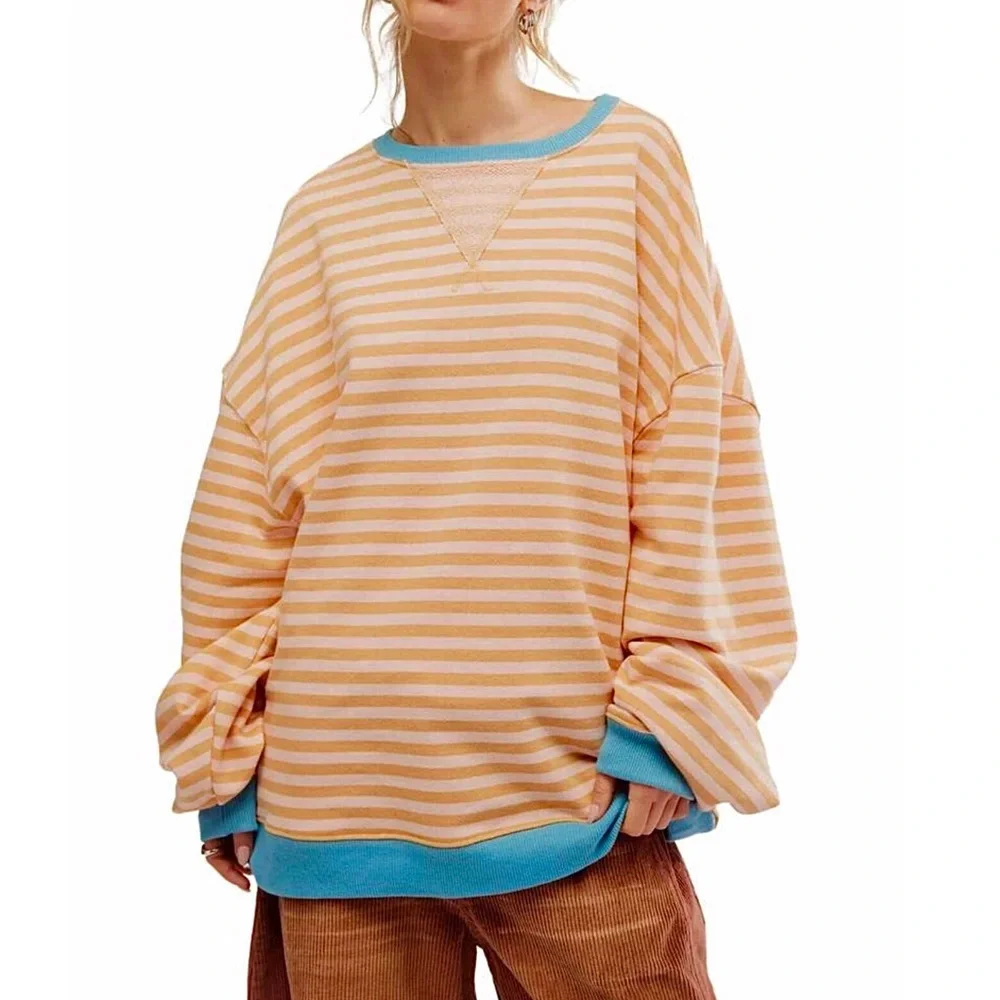 Free People Classic Striped Pullover